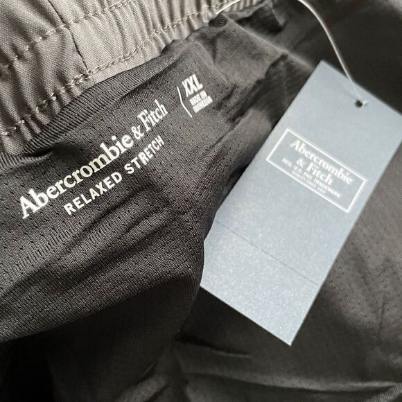 ABERCROMBIE & FITCH Mens Cabana Swim Trunks NEW Gray Lined Stretch Sz XXL 2XL - Picture 14 of 14